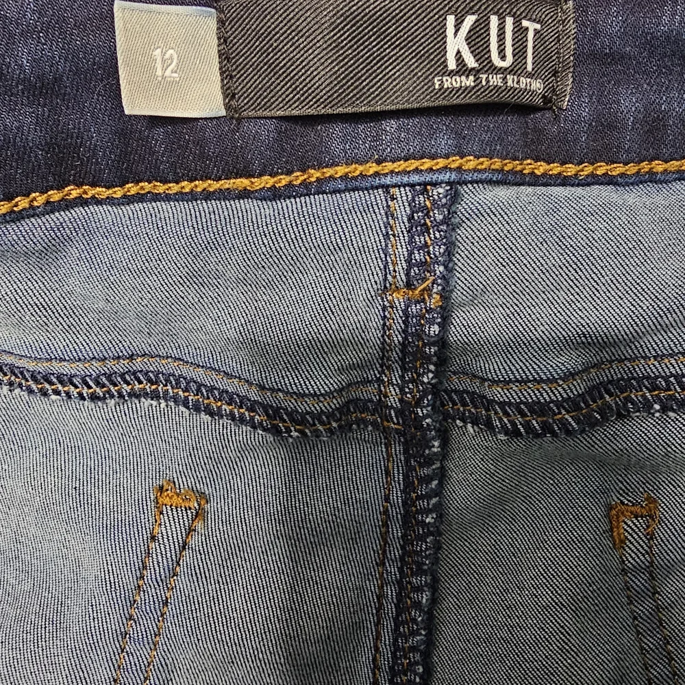 Kut‎ from the Kloth Women's Dark Blue Jeans Size 12 Pristine